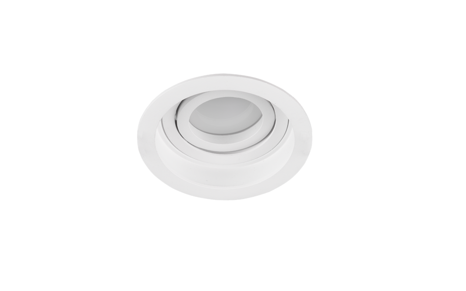 Trio Lighting Trio KENAI inbouwspot | GU10 Fitting | wit mat | Ø 9,2 cm | IP20 | excl. 1x GU10 | max. 15W