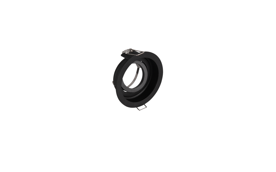 Trio Lighting Trio KENAI inbouwspot | GU10 Fitting | mat zwart | Ø 9,2 cm | IP20 | excl. 1x GU10 | max. 15W