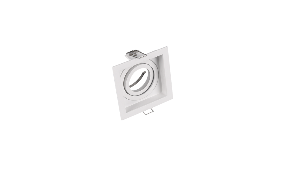 Trio Lighting Trio KENAI inbouwspot | GU10 Fitting | wit mat | 9,2 x 9,2 cm | IP20 | excl. 1x GU10 | max. 15W