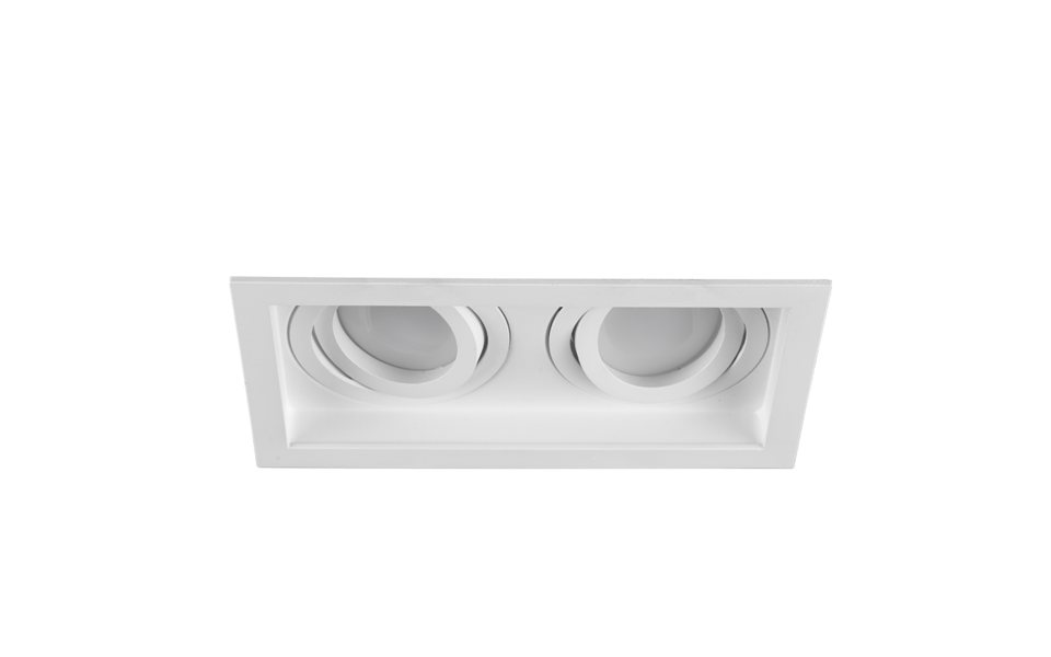 Trio Lighting Trio KENAI recessed spotlight | 2x GU10 | chrome | IP20 | 10 cm Trio Lighting Trio KENAI recessed spotlight | 2x GU10 | chrome | IP20 | 10 cm
