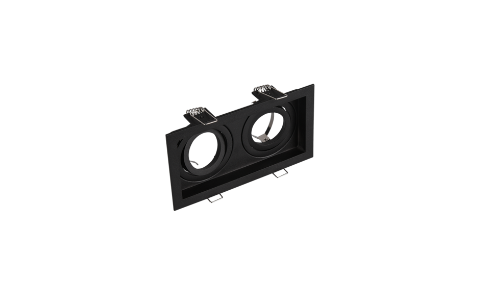 Trio Lighting Trio KENAI recessed spotlight | 2x GU10 | black | IP20 | 10 cm Trio Lighting Trio KENAI recessed spotlight | 2x GU10 | black | IP20 | 10 cm