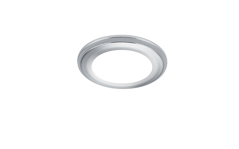 Trio Lighting Trio AURA inbouwspot | LED | chroom | Ø 8,2 cm | IP20 | 1x 5W | 450 lm | 3000K | niet dimbaar Trio Lighting Trio AURA inbouwspot | LED | chroom | Ø 8,2 cm | IP20 | 1x 5W | 450 lm | 3000K | niet dimbaar