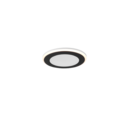 Trio Lighting Trio AURA LED recessed spotlight | 1x 5W 450 lm 3000K | black | Ø 8.2 cm | IP20 | 4 cm