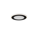Trio Lighting Trio AURA LED recessed spotlight | 1x 10W 1040 lm 3000K | black | Ø 14.8 cm | IP20 | 3.8 cm