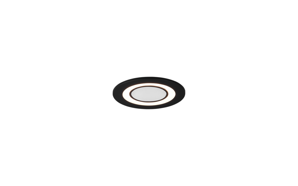 Trio Lighting Trio CORE LED recessed spotlight | 1x 5W 450 lm 3000K | black | Ø 8.2 cm | IP20 | 3.5 cm Trio Lighting Trio CORE LED recessed spotlight | 1x 5W 450 lm 3000K | black | Ø 8.2 cm | IP20 | 3.5 cm