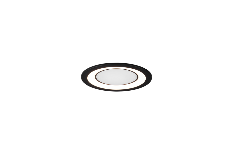 Trio Lighting Trio CORE inbouwspot | LED | mat zwart | Ø 14,8 cm | IP20 | 1x 10W | 1040 lm | 3000K | niet dimbaar Trio Lighting Trio CORE inbouwspot | LED | mat zwart | Ø 14,8 cm | IP20 | 1x 10W | 1040 lm | 3000K | niet dimbaar