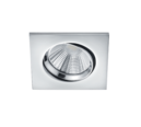 Trio Lighting Trio PAMIR inbouwspot | LED | chroom | 8,5 x 8,5 cm | IP23 | 1x 5,5W | 345 lm | 3000K | dimbaar