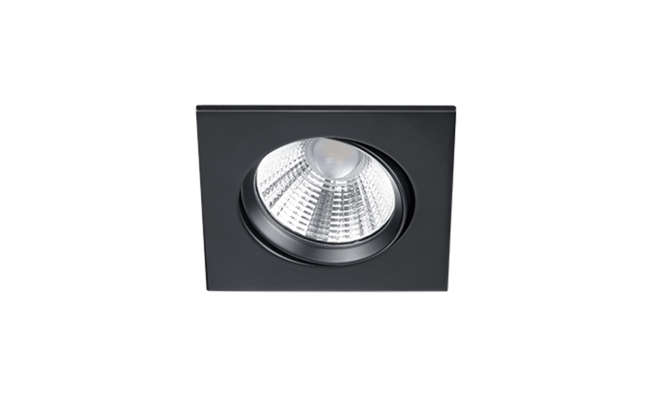 Trio Lighting Trio PAMIR LED recessed spotlight | 1x 5.5W 345 lm 3000K | black | Ø 8.5 cm | IP20 | 5.4 cm