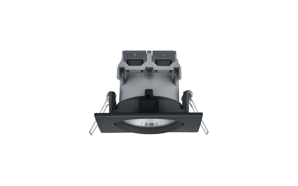 Trio Lighting Trio PAMIR LED recessed spotlight | 1x 5.5W 345 lm 3000K | black | Ø 8.5 cm | IP20 | 5.4 cm