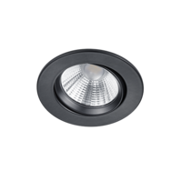 Trio PAMIR LED recessed spotlight | black | Ø 8.5 cm | IP20