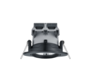 Trio Lighting Trio PAMIR inbouwspot | LED | mat zwart | Ø 8,5 cm | IP23 | 1x 5,5W | 345 lm | 3000K | dimbaar