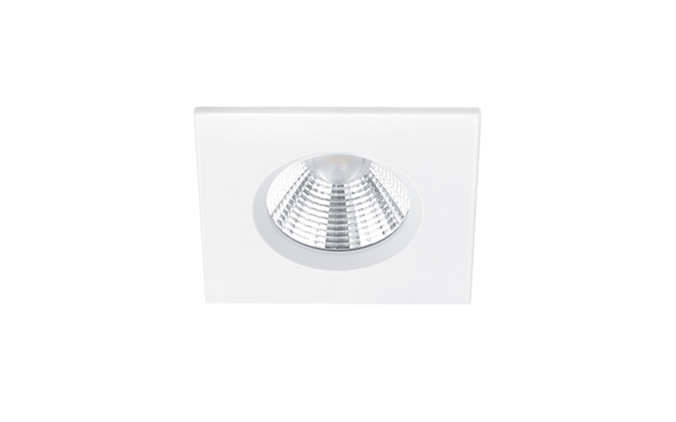 Trio Lighting Trio ZAGROS inbouwspot | LED | wit mat | 8,5 x 8,5 cm | IP65 | 1x 5,5W | 345 lm | 3000K | dimbaar Trio Lighting Trio ZAGROS inbouwspot | LED | wit mat | 8,5 x 8,5 cm | IP65 | 1x 5,5W | 345 lm | 3000K | dimbaar