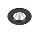 Trio Lighting Trio ZAGROS inbouwspot | LED | mat zwart | Ø 8,5 cm | IP65 | 1x 5,5W | 345 lm | 3000K | dimbaar