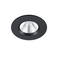 Trio ZAGROS LED recessed spotlight | black | Ø 8.5 cm | IP20