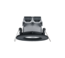 Trio Lighting Trio ZAGROS inbouwspot | LED | mat zwart | Ø 8,5 cm | IP65 | 1x 5,5W | 345 lm | 3000K | dimbaar