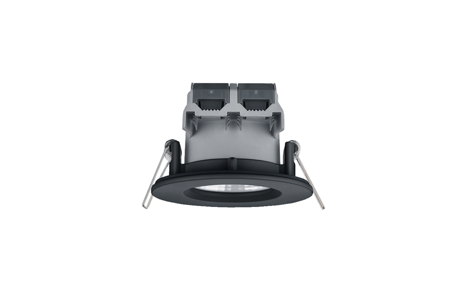 Trio Lighting Trio ZAGROS LED recessed spotlight | 1x 5.5W 345 lm 3000K | black | Ø 8.5 cm | IP20 | 5.4 cm