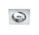 Trio Lighting Trio JURA inbouwspot | GU10 Fitting | chroom | 8 x 8 cm | IP20 | excl. 1x GU10 | max. 15W