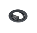Trio Lighting Trio JURA inbouwspot | GU10 Fitting | mat zwart | Ø 8,3 cm | IP20 | excl. 1x GU10 | max. 15W