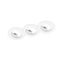 Trio JURA recessed spotlight | GU10 | chrome | Ø 8.3 cm | IP20