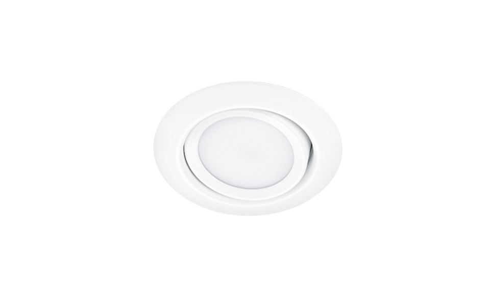 Trio Lighting Trio RILA LED recessed spotlight | 1x 5W 450 lm 3000K | chrome | Ø 8.2 cm | IP20 | 3.4 cm