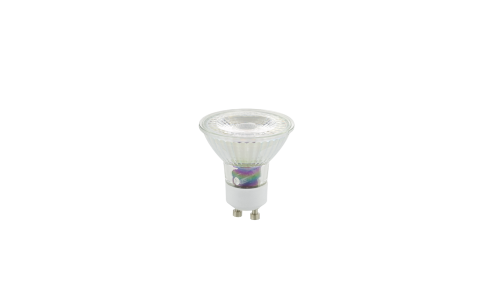 Trio Lighting Trio GU10 SMD LED lamp | GU10 Fitting | zilver | Ø 5 cm | IP20 | 1x 4,5W | 345 lm | 3000K | dimbaar