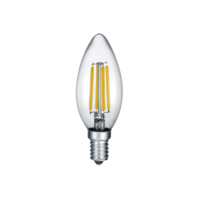 Trio E14 FILAMENT LED lamp | transparant | Ø 3,5 cm | IP20 | 1x4W