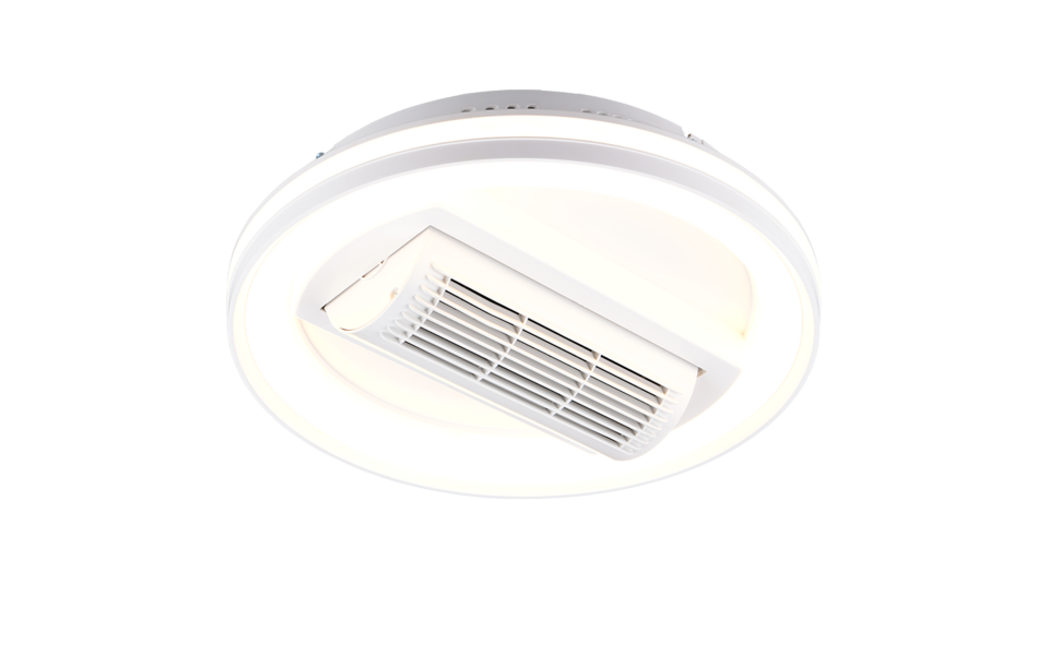Trio Lighting Trio KURULA VENTILATOR plafondlamp | LED | wit | Ø 48 cm | IP20 | 1x 37W | 4300 lm | 2700-6500K | dimbaar Trio Lighting Trio KURULA VENTILATOR plafondlamp | LED | wit | Ø 48 cm | IP20 | 1x 37W | 4300 lm | 2700-6500K | dimbaar