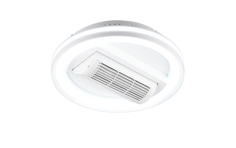 Trio Lighting Trio KURULA VENTILATOR plafondlamp | LED | wit | Ø 48 cm | IP20 | 1x 37W | 4300 lm | 2700-6500K | dimbaar Trio Lighting Trio KURULA VENTILATOR plafondlamp | LED | wit | Ø 48 cm | IP20 | 1x 37W | 4300 lm | 2700-6500K | dimbaar