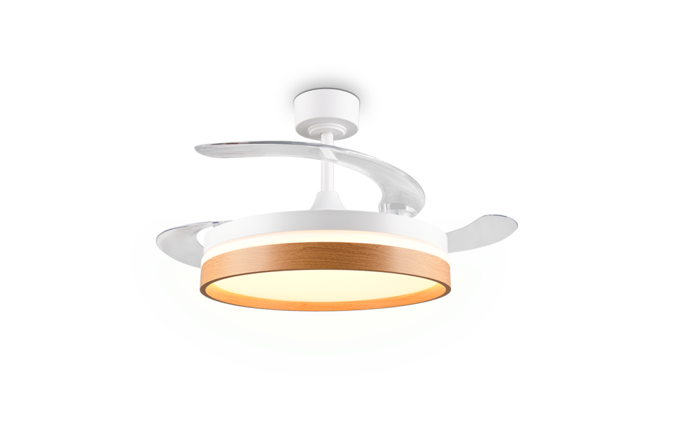 Trio Lighting Trio VOLDA LED ceiling fan light | 1x 33W 3570 lm 2700-6500K | white | Ø 50 cm | IP20 | 30.5 cm Trio Lighting Trio VOLDA LED ceiling fan light | 1x 33W 3570 lm 2700-6500K | white | Ø 50 cm | IP20 | 30.5 cm