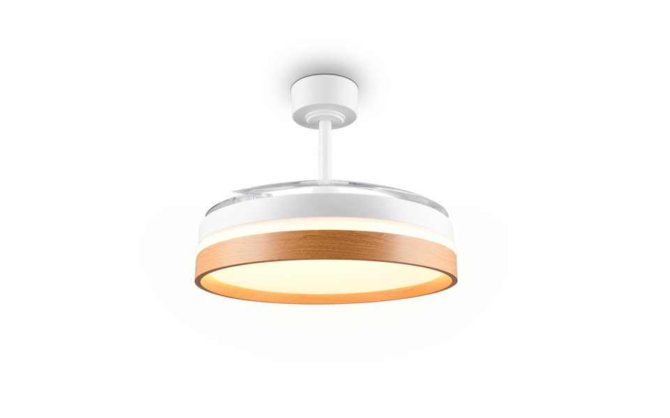 Trio Lighting Trio VOLDA LED ceiling fan light | 1x 33W 3570 lm 2700-6500K | white | Ø 50 cm | IP20 | 30.5 cm Trio Lighting Trio VOLDA LED ceiling fan light | 1x 33W 3570 lm 2700-6500K | white | Ø 50 cm | IP20 | 30.5 cm