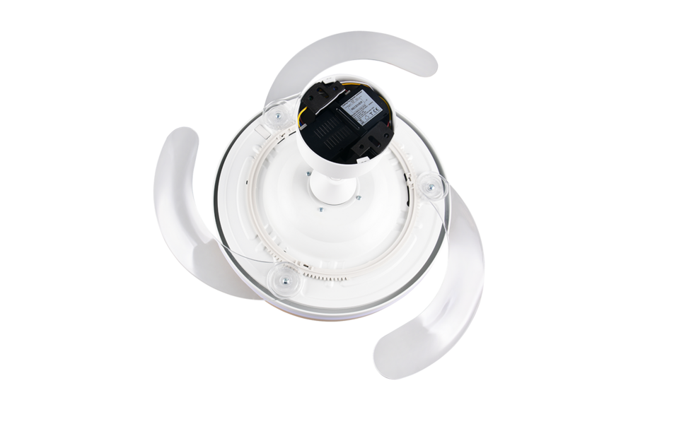 Trio Lighting Trio VOLDA VENTILATOR plafondlamp | LED | wit | Ø 106 cm | IP20 | 1x 30W | 3500 lm | 2700-6500K | dimbaar Trio Lighting Trio VOLDA VENTILATOR plafondlamp | LED | wit | Ø 106 cm | IP20 | 1x 30W | 3500 lm | 2700-6500K | dimbaar