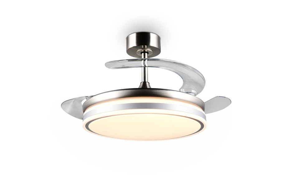 Trio Lighting Trio VOLDA LED ceiling fan light | 1x 33W 3570 lm 2700-6500K | Ø 50 cm | IP20 | 30.5 cm