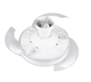 Trio Lighting Trio VANSBRO VENTILATOR plafondlamp | LED | wit | Ø 106 cm | IP20 | 1x 32W | 4000 lm | 2700-6500K | dimbaar