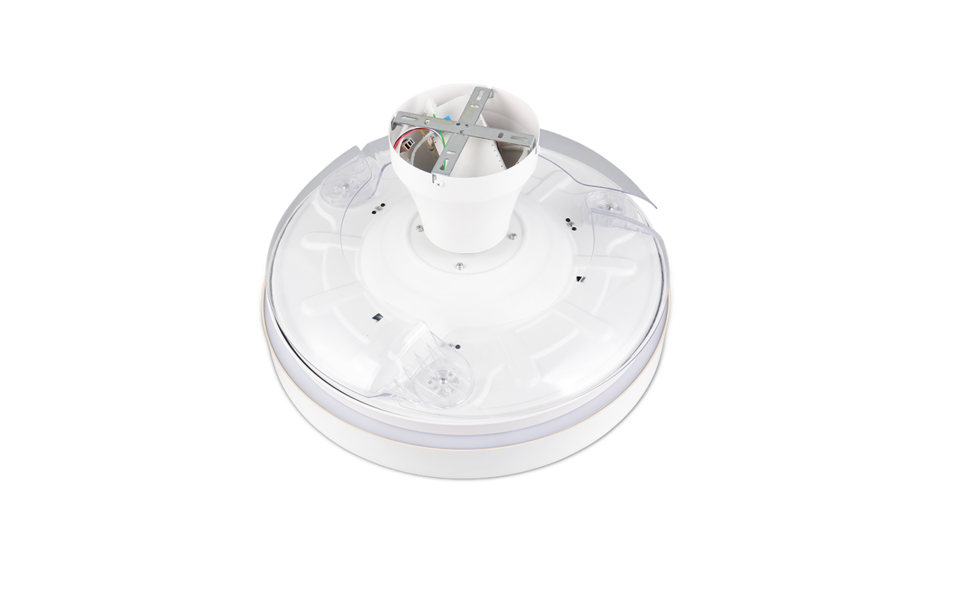 Trio Lighting Trio VANSBRO LED ceiling fan light | 1x 36W 3600 lm 2700-6500K | white | Ø 45 cm | IP20 | 26.5 cm Trio Lighting Trio VANSBRO LED ceiling fan light | 1x 36W 3600 lm 2700-6500K | white | Ø 45 cm | IP20 | 26.5 cm
