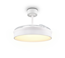 Trio Lighting Trio KERAVA LED ceiling fan light | 1x 33W 3570 lm 2700-6500K | white | Ø 50 cm | IP20 | 30.5 cm
