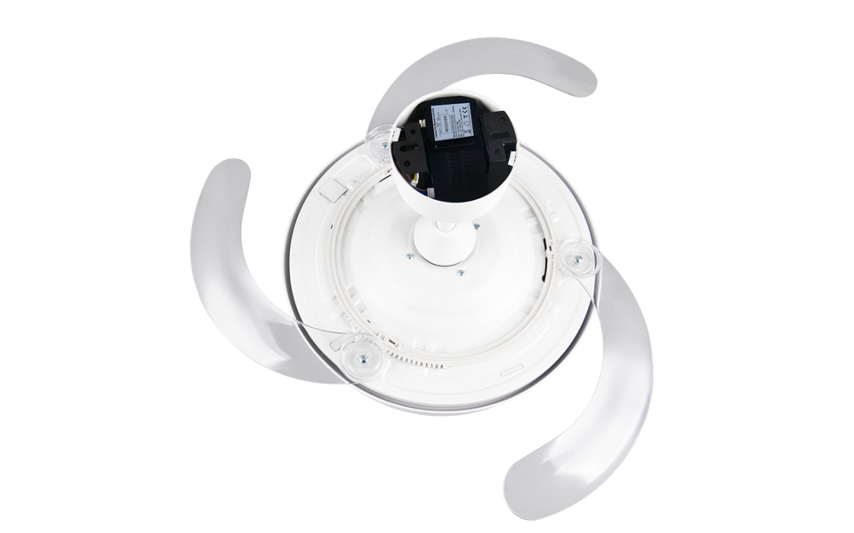 Trio Lighting Trio KERAVA VENTILATOR plafondlamp | LED | wit | Ø 106 cm | IP20 | 1x 30W | 3500 lm | 2700-6500K | dimbaar Trio Lighting Trio KERAVA VENTILATOR plafondlamp | LED | wit | Ø 106 cm | IP20 | 1x 30W | 3500 lm | 2700-6500K | dimbaar