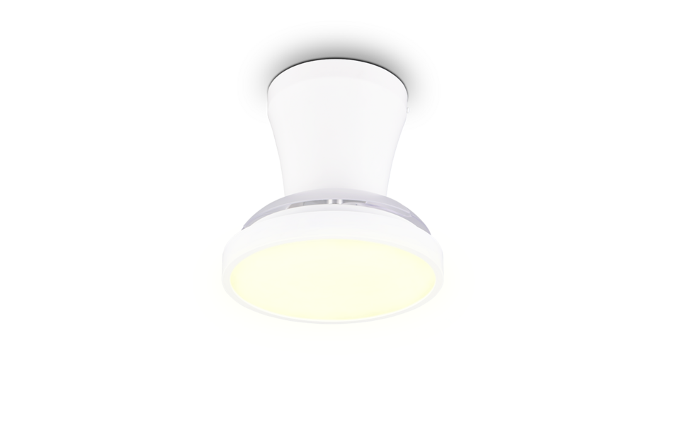 Trio Lighting Trio MOSS VENTILATOR plafondlamp | LED | wit | Ø 41 cm | IP20 | 1x 13W | 1500 lm | 2700-6500K | dimbaar