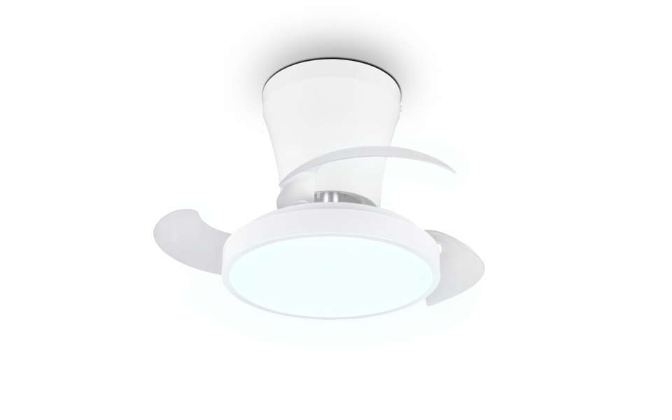 Trio Lighting Trio MOSS LED ceiling fan light | 1x 18W 2520 lm 2700-6500K | white | Ø 22 cm | IP20 | 18 cm Trio Lighting Trio MOSS LED ceiling fan light | 1x 18W 2520 lm 2700-6500K | white | Ø 22 cm | IP20 | 18 cm