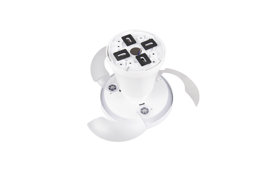 Trio Lighting Trio MOSS LED ceiling fan light | 1x 18W 2520 lm 2700-6500K | white | Ø 22 cm | IP20 | 18 cm Trio Lighting Trio MOSS LED ceiling fan light | 1x 18W 2520 lm 2700-6500K | white | Ø 22 cm | IP20 | 18 cm