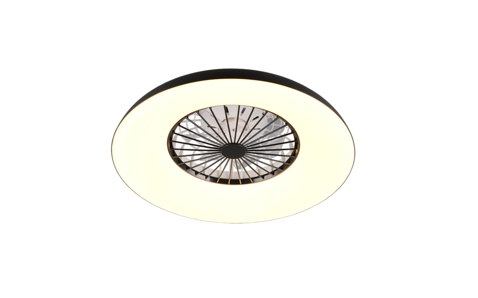 Trio Lighting Trio SVAERHOLT VENTILATOR plafondlamp | LED | SMD,LED Fitting | zwart | Ø 60 cm | IP20 | 34W,4W | 4500 lm, 1x lm | 2700-6500K | dimbaar Trio Lighting Trio SVAERHOLT VENTILATOR plafondlamp | LED | SMD,LED Fitting | zwart | Ø 60 cm | IP20 | 34W,4W | 4500 lm, 1x lm | 2700-6500K | dimbaar