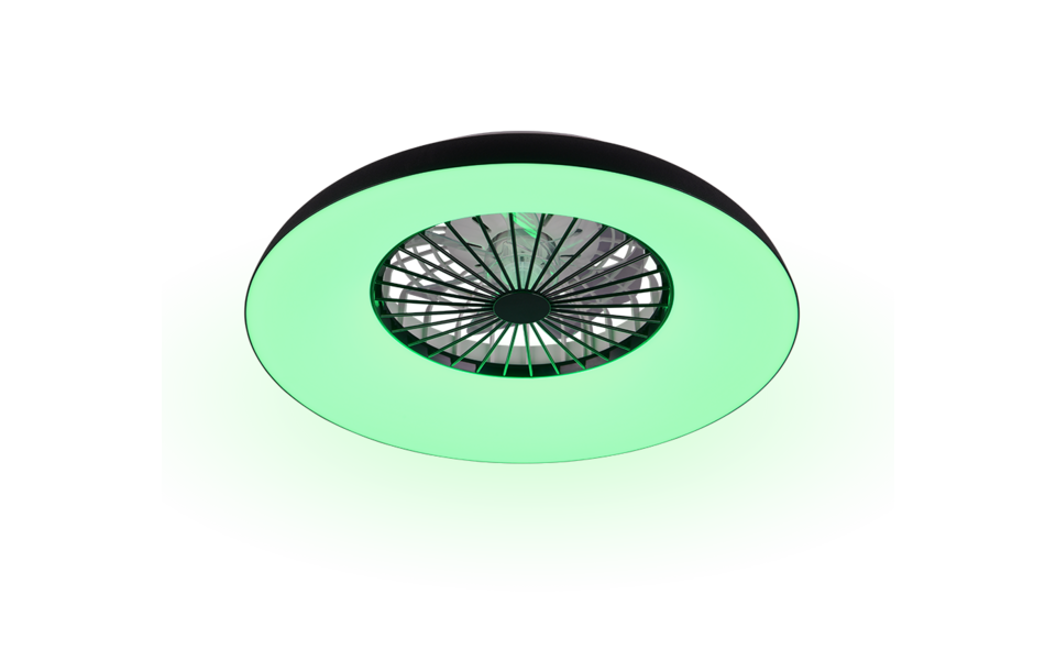Trio Lighting Trio SVAERHOLT LED ceiling fan light | 1x 32W 3900 lm 2700-6500K | Ø 60 cm | IP20 | 19.5 cm