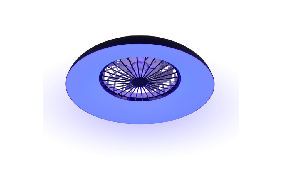 Trio Lighting Trio SVAERHOLT LED ceiling fan light | 1x 32W 3900 lm 2700-6500K | Ø 60 cm | IP20 | 19.5 cm