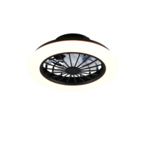 Trio ROTSUND VENTILATOR plafondlamp | LED | mat zwart/wit | IP20 Trio ROTSUND VENTILATOR plafondlamp | LED | mat zwart/wit | IP20