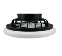 Trio Lighting Trio ROTSUND LED ceiling fan light | 1x 21W 2600 lm 2700-6500K | black | Ø 38.5 cm | IP20 | 14 cm