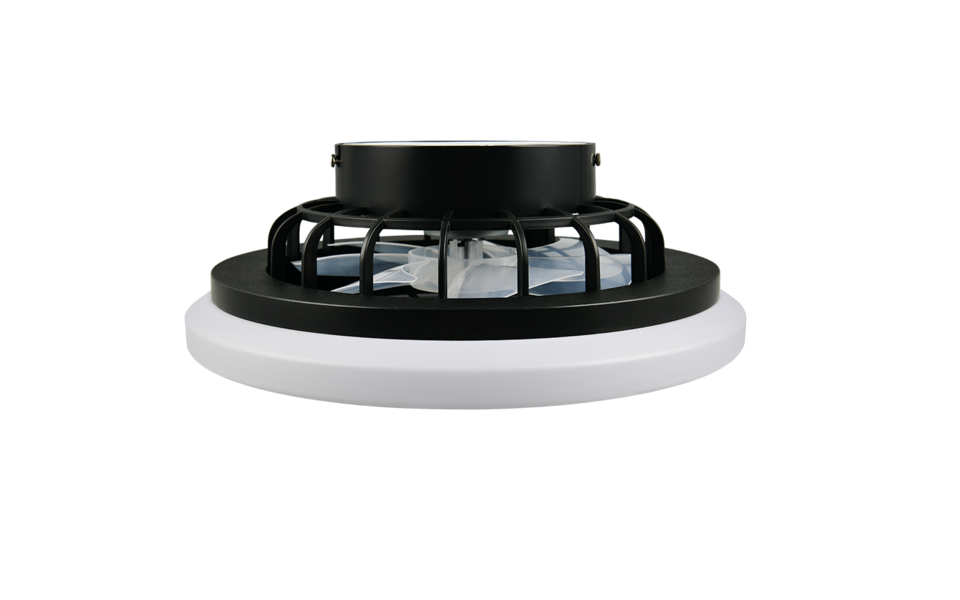 Trio Lighting Trio ROTSUND LED ceiling fan light | 1x 21W 2600 lm 2700-6500K | black | Ø 38.5 cm | IP20 | 14 cm Trio Lighting Trio ROTSUND LED ceiling fan light | 1x 21W 2600 lm 2700-6500K | black | Ø 38.5 cm | IP20 | 14 cm