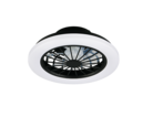 Trio Lighting Trio ROTSUND VENTILATOR plafondlamp | LED | mat zwart met wit | Ø 38 cm | IP20 | 1x 22W | 3000 lm | 2700-6500K | dimbaar