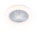 Trio Lighting Trio HOLMSUND VENTILATOR plafondlamp | LED | SMD,LED Fitting | wit met transparant | h 14 cm | IP20 | 20W,6W | 2400 lm, 1x lm | 3000-6500K | dimbaar