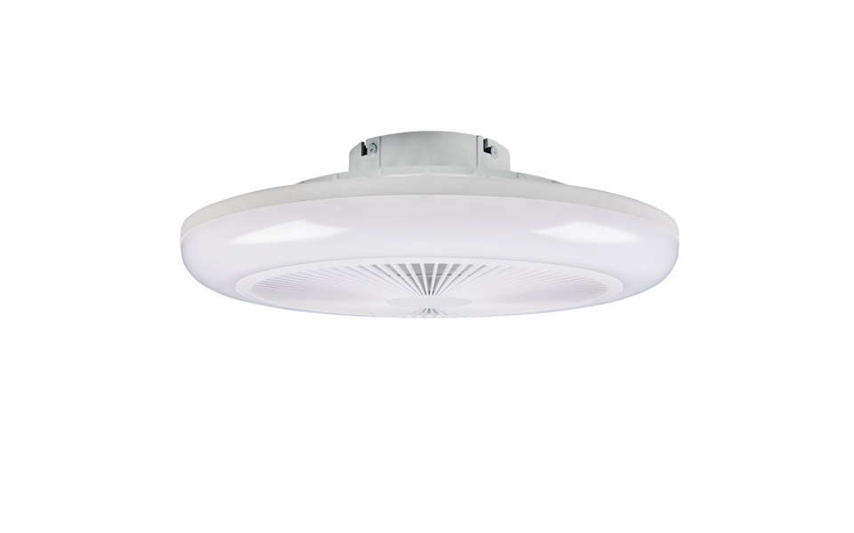 Trio Lighting Trio HOLMSUND LED ceiling fan light | 1x 24W 2400 lm 3000-6500K | white | IP20 | 14 cm