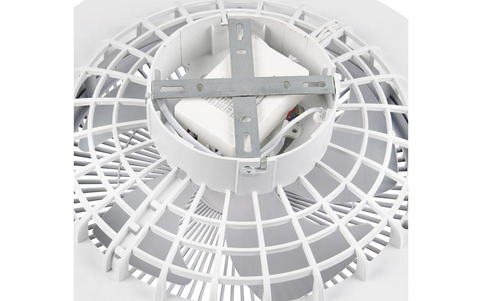 Trio Lighting Trio HOLMSUND LED ceiling fan light | 1x 24W 2400 lm 3000-6500K | white | IP20 | 14 cm
