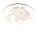 Trio Lighting Trio PAJALA LED ceiling fan light | 1x 24W 2600 lm 2700-6500K | chrome | Ø 40 cm | IP20 | 15 cm